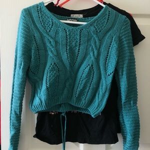 cropped sweater